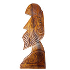Polynesian Carved Wall Plaque 16"