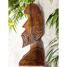 Polynesian Carved Wall Plaque 16"