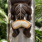 Tiki Figure Wall Plaque 16"