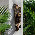 Tiki Figure Wall Plaque 16"