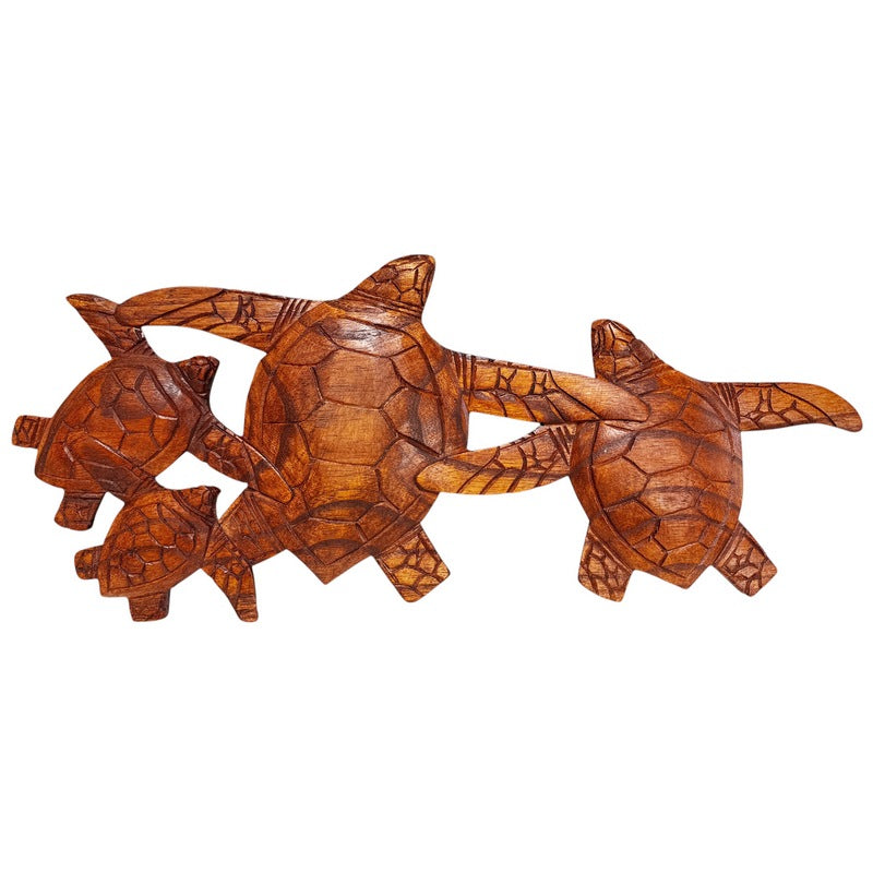 Turtle Ohana Wooden Welcome Sign 21"