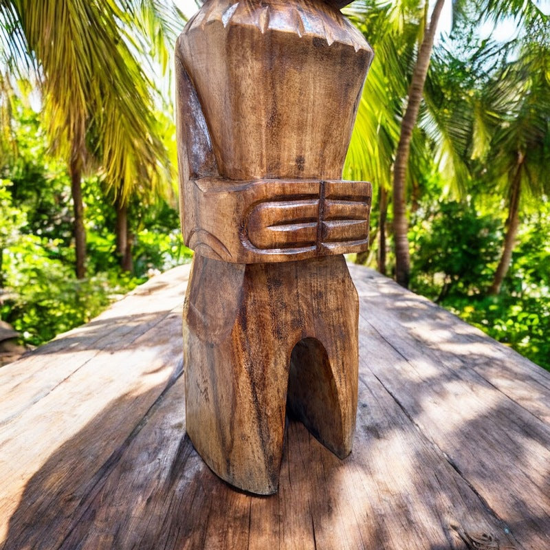 Marquesas Island Totem | Polynesian Heritage 32"