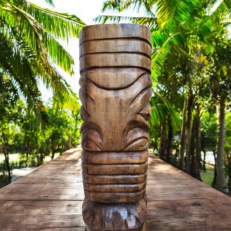 Marquesas Island Totem | Polynesian Heritage 32"
