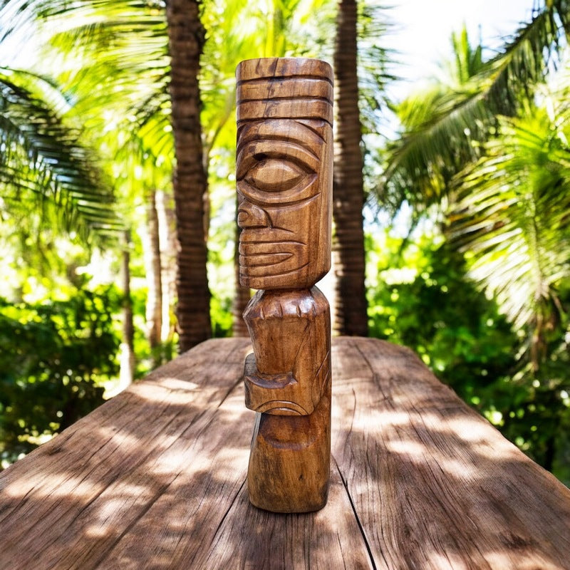 Marquesas Island Totem | Polynesian Heritage 32"