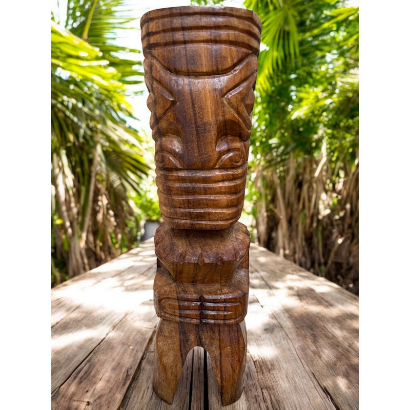 Marquesas Island Totem | Polynesian Heritage 20"