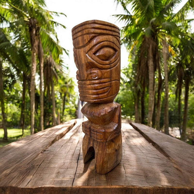 Marquesas Island Totem | Polynesian Heritage 20"
