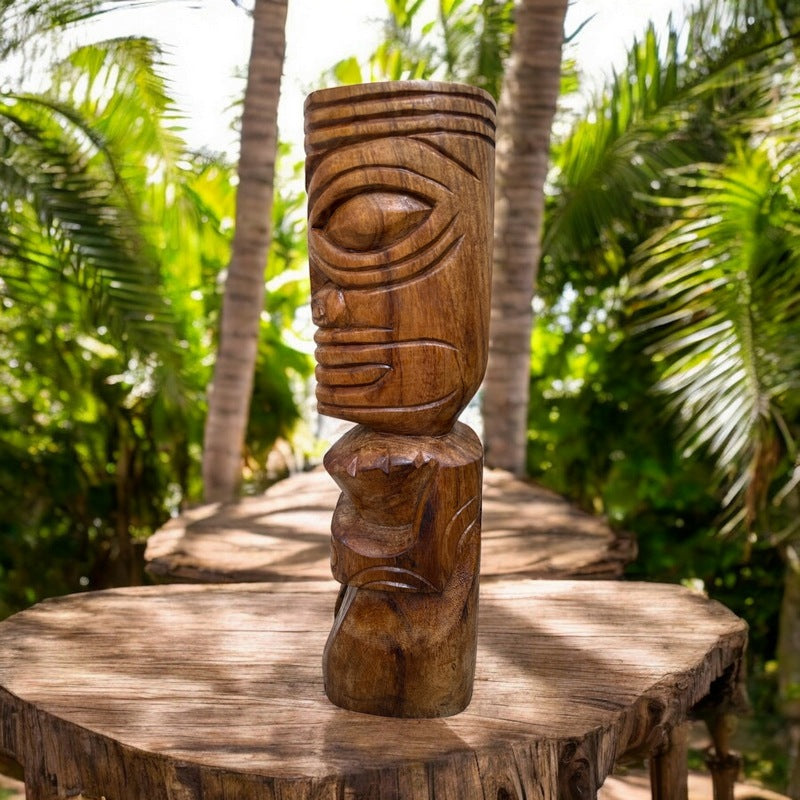 Marquesas Island Totem | Polynesian Heritage 20"