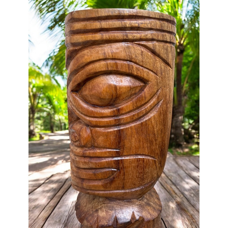 Marquesas Island Totem | Polynesian Heritage 20"