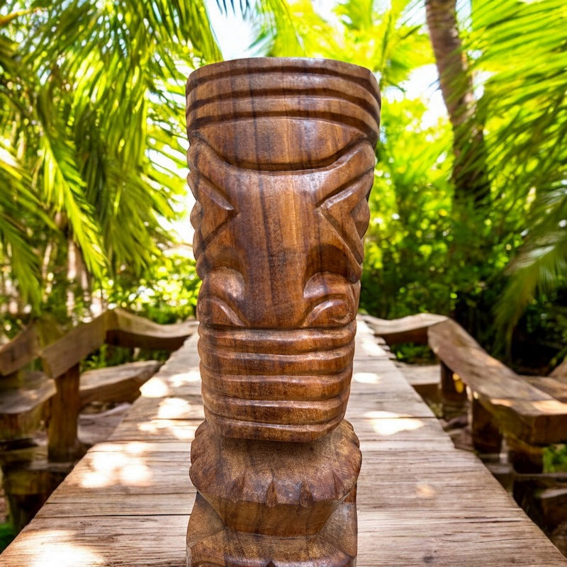 Marquesas Island Totem | Polynesian Heritage 20"