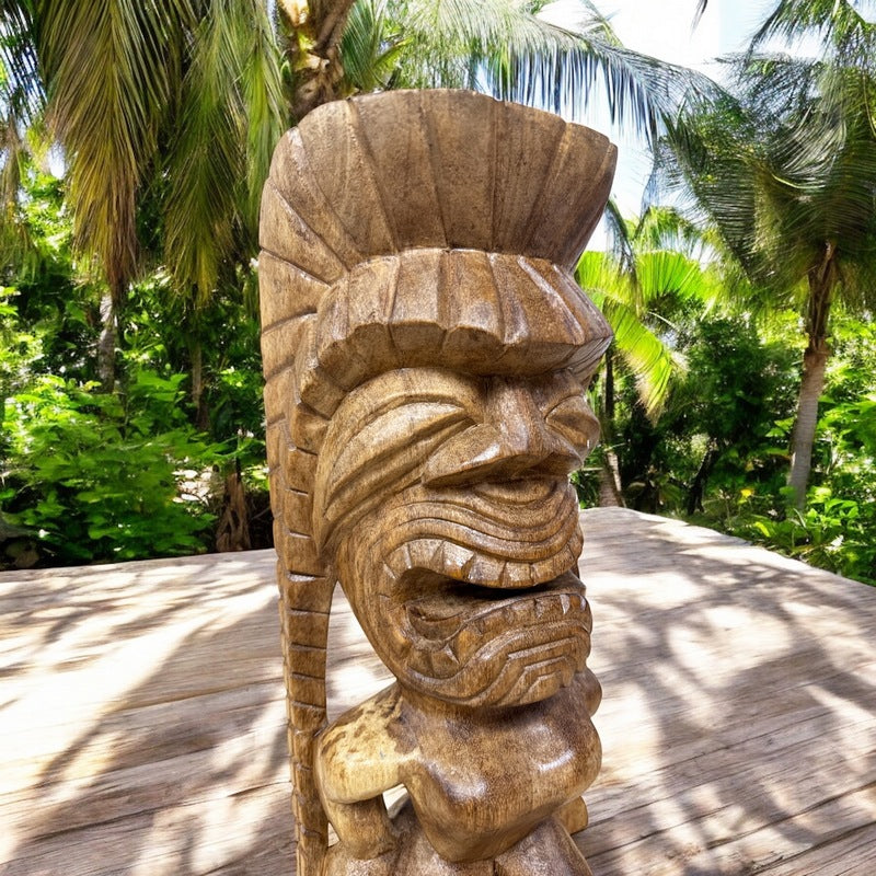 Kanaloa Tiki | Hawaii Museum Replica 20" (Natural)