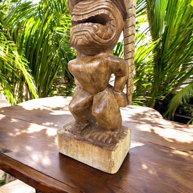 Kanaloa Tiki | Hawaii Museum Replica 20" (Natural)