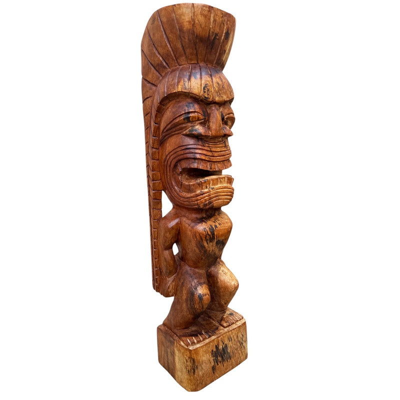Kanaloa Tiki | Hawaii Museum Replica 32" Stained