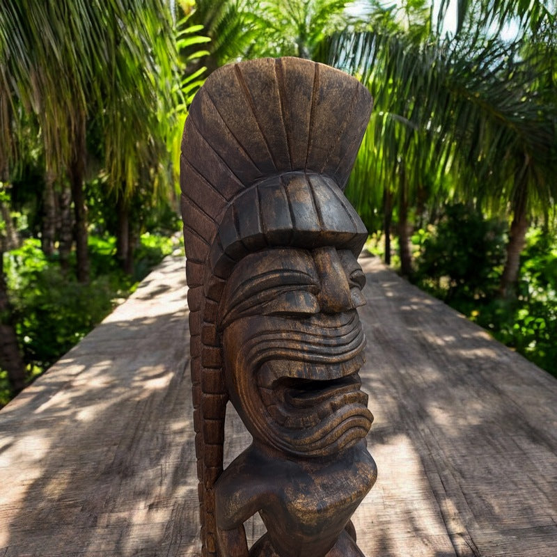 Kanaloa Tiki | Hawaii Museum Replica 32" (Stained)