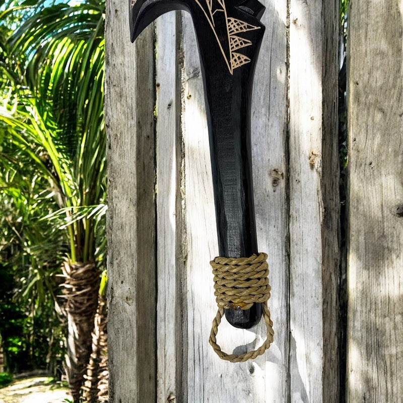 Hawaiian Black Hammer Club | Polynesian Replica