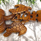 Aloha Sign with Sea Turtles | Hawaiian Signs 16"