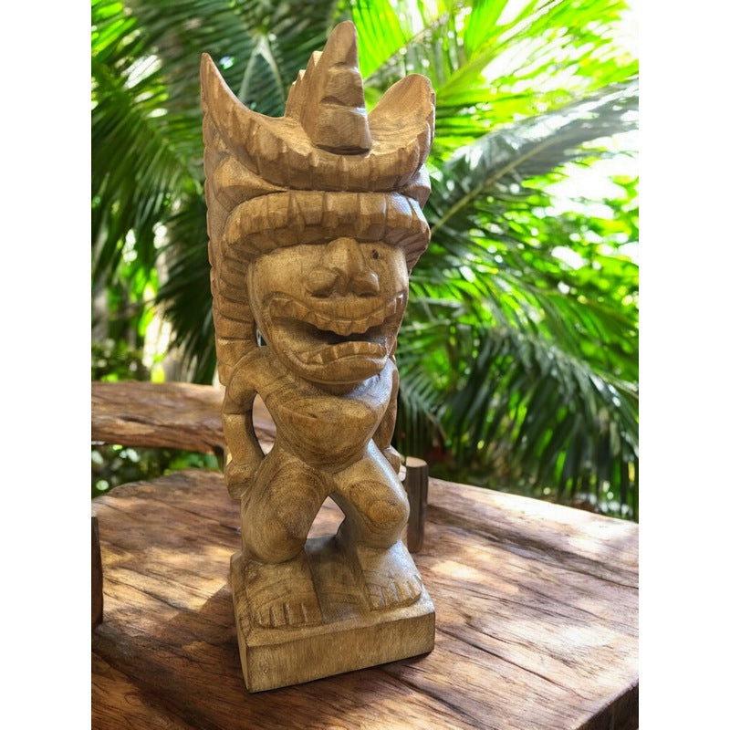 Lono Tiki God | Hawaiian Museum Replica 12" (Natural)