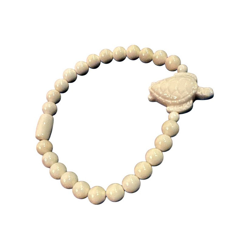 Honu Bone Beaded Stretch Bracelet