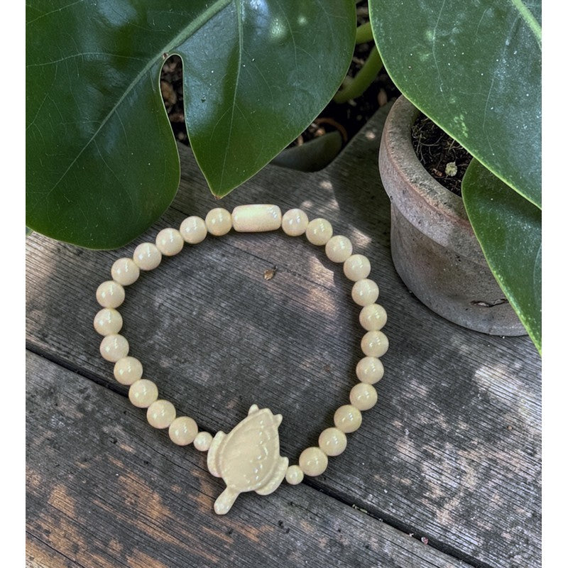 Honu Bone Beaded Stretch Bracelet