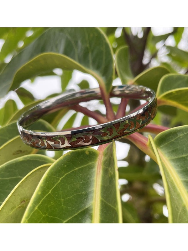 Wood & Stainless Bracelet