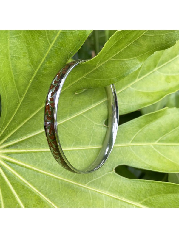Wood & Stainless Bracelet
