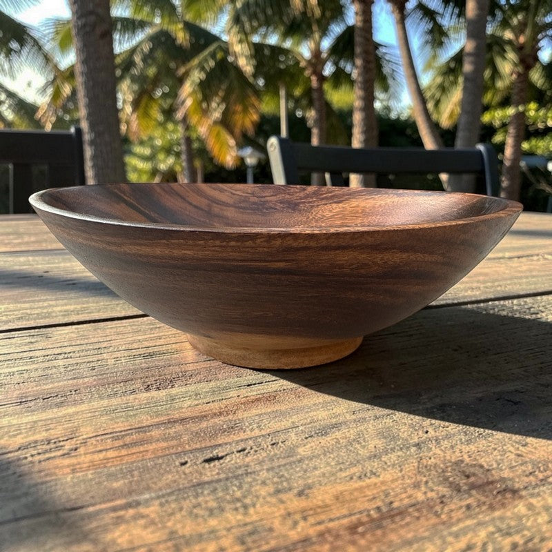 Acacia Wood Wok Bowl