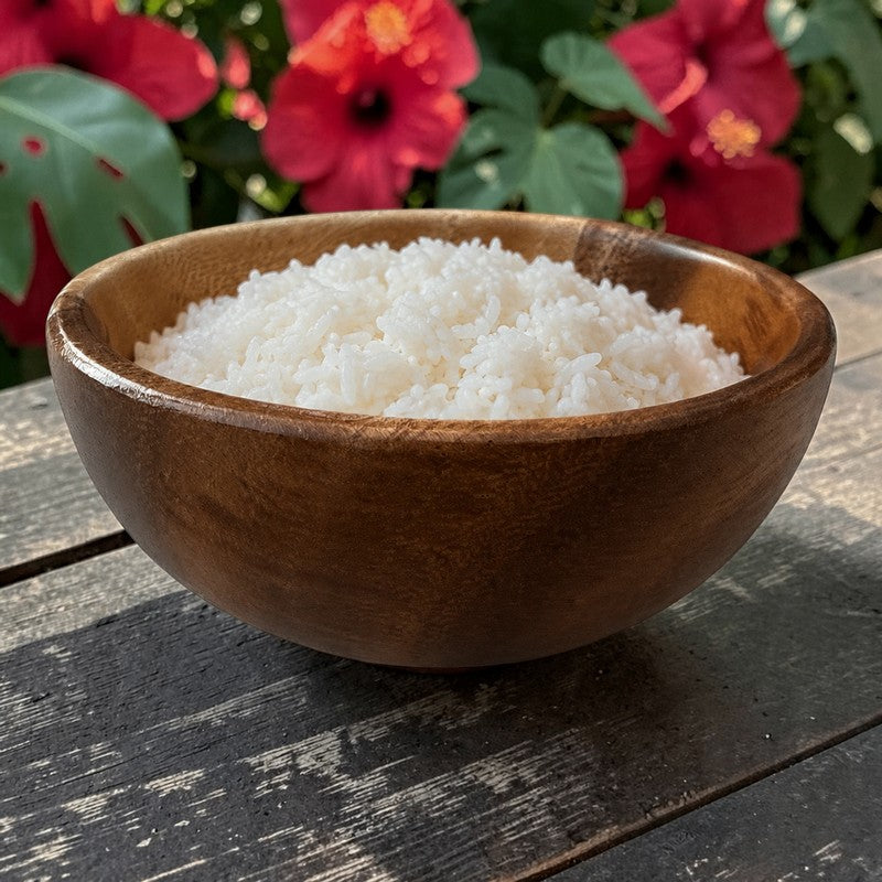 Acacia Wood Rice Bowls (Set of 6)