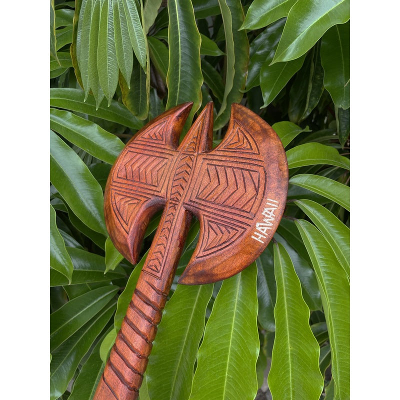 Hawaiian Double Axe Club | Polynesian Replica