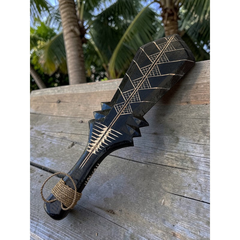 Hawaiian Spear Club Black | Polynesian Replica