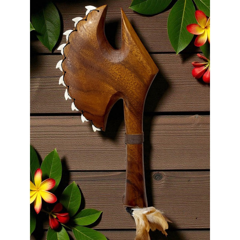 Leiomano Axe Club | Hawaiian Heritage Replica 16"