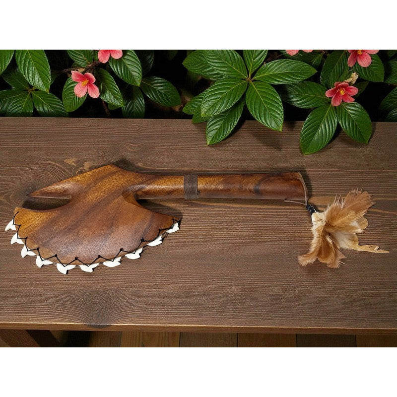 Leiomano Axe Club | Hawaiian Heritage Replica 16"