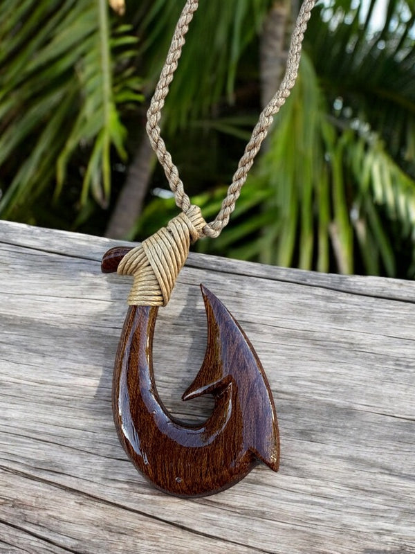 Koa Wood Hawaiian Fish Hook