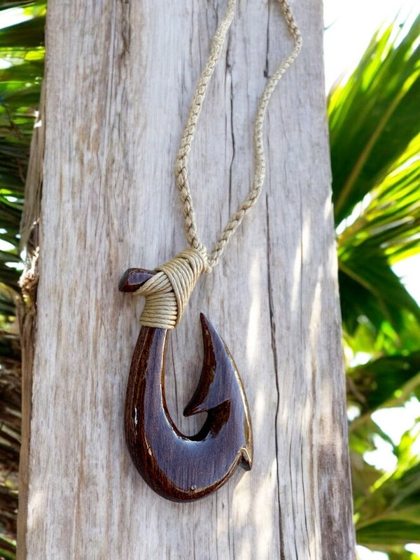 Koa Wood Hawaiian Fish Hook