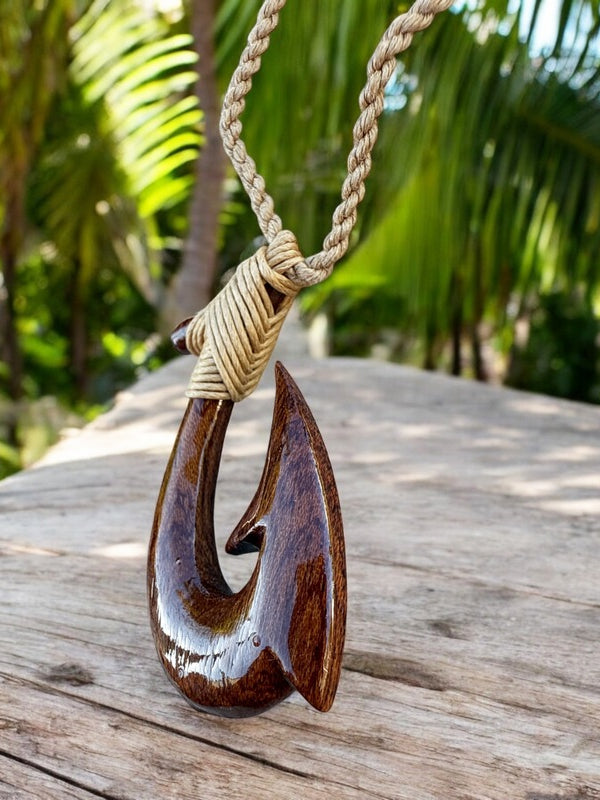 Koa Wood Hawaiian Fish Hook