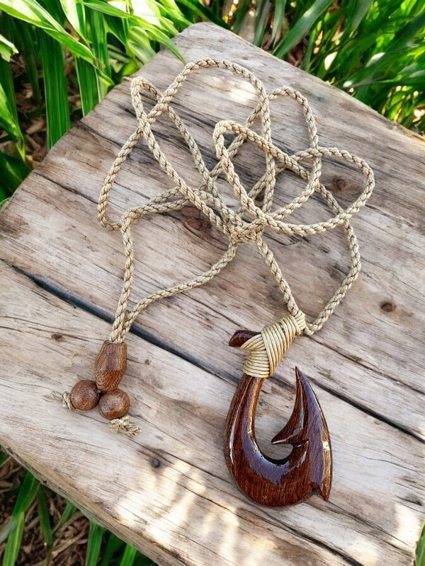 Koa Wood Hawaiian Fish Hook