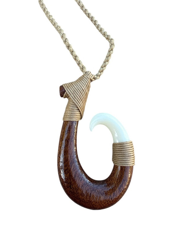Koa Wood Hawaiian Fish Hook (Makau)