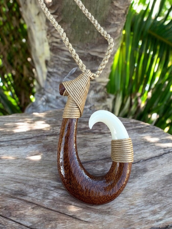 Koa Wood Hawaiian Fish Hook (Makau)