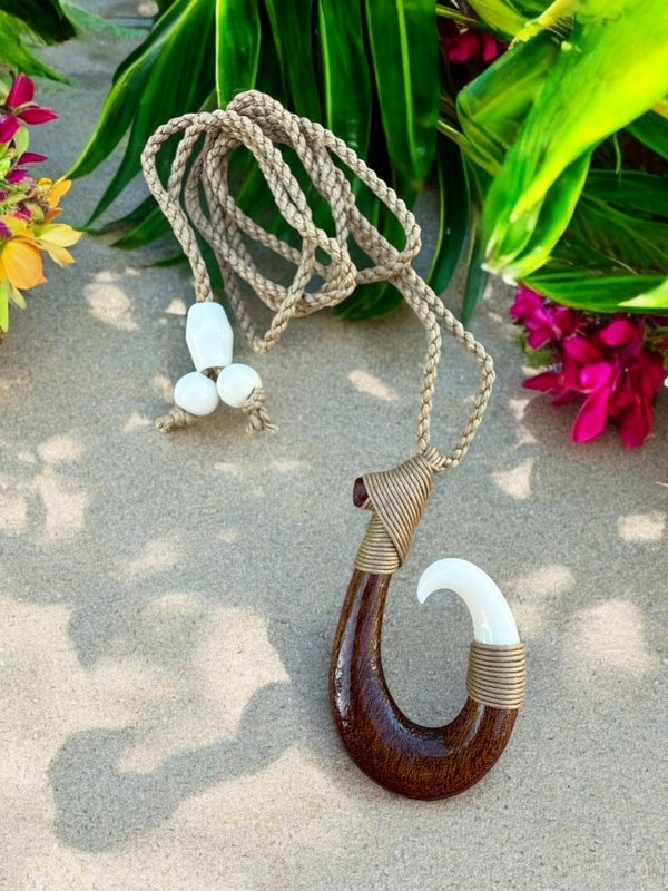Koa Wood Hawaiian Fish Hook (Makau)
