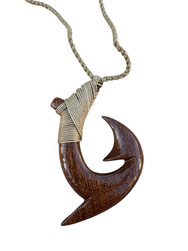 Koa Wood Hawaiian Makau | Fish Hook