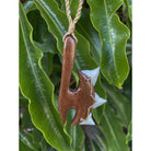 Axe Club w/ Shark Teeth | Polynesian Necklace