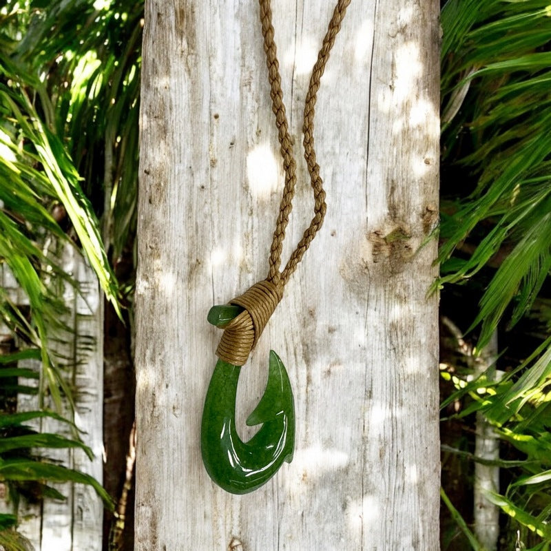 Jade Makau | Hawaiian Fish Hook Necklace