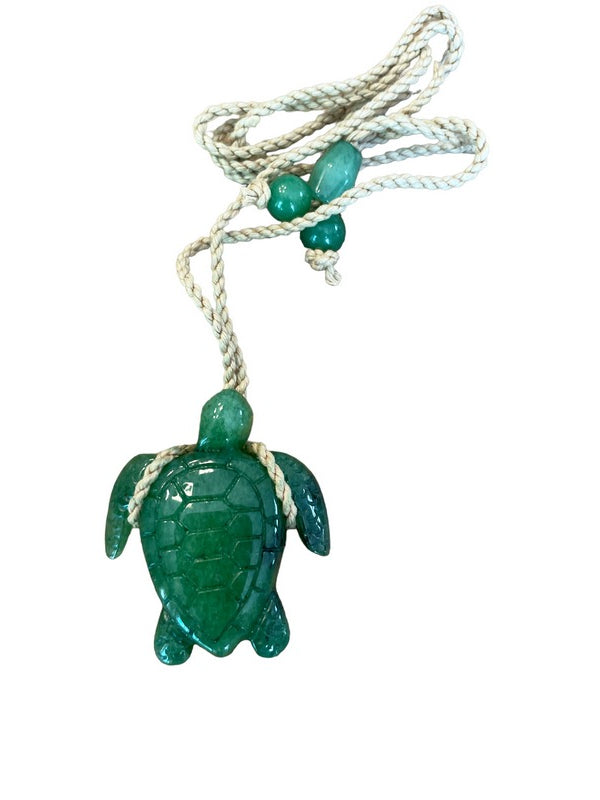 Jade Sea Turtle | Hawaiian Necklace