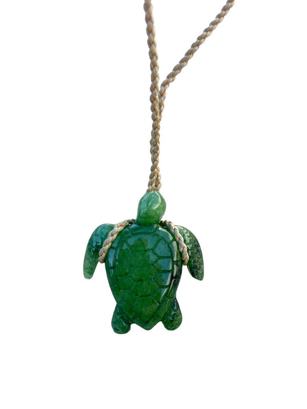 Jade Sea Turtle | Hawaiian Necklace