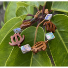 Koa Sea Turtle with Abalone Bracelet