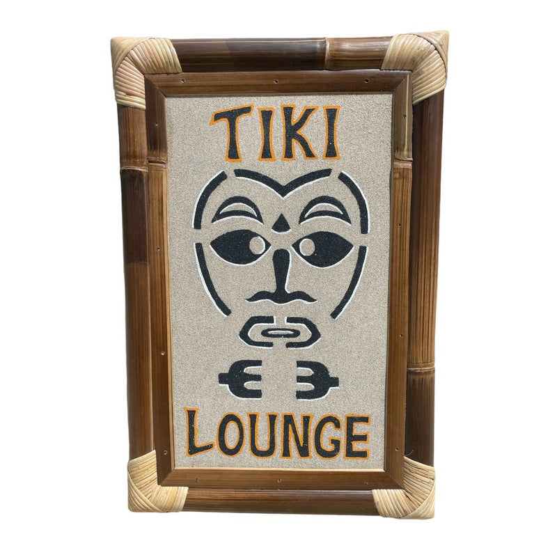 Tiki Lounge | Bamboo Sign 24"
