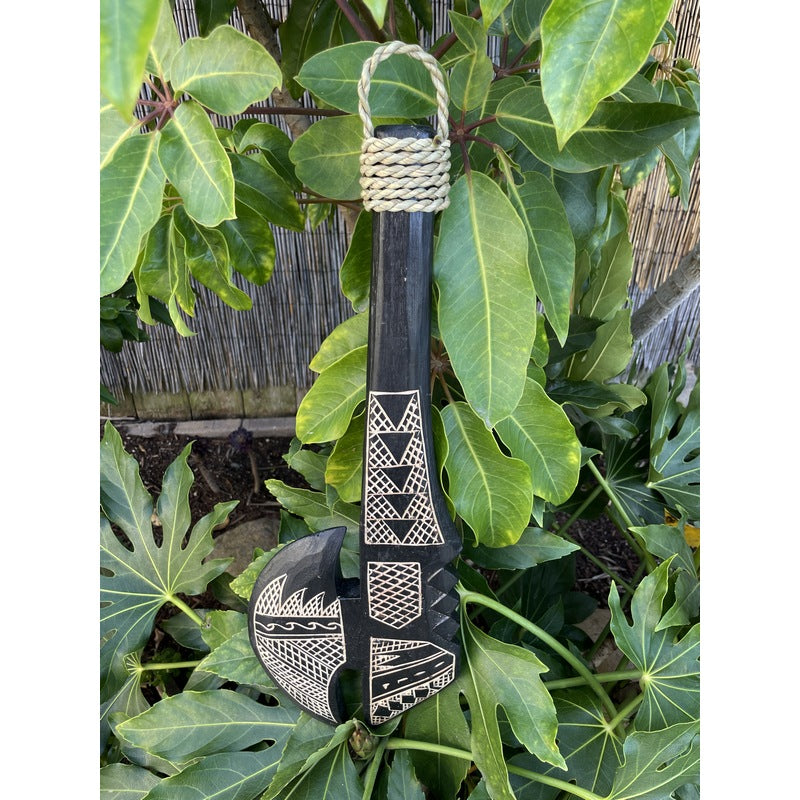 Hawaiian Black Axe Club | Polynesian Replica