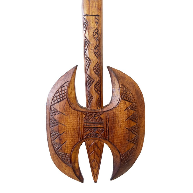 Hawaiian Double Axe Club | Polynesian Replica