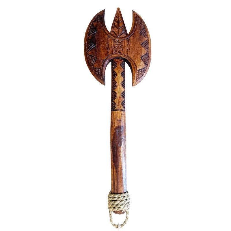 Hawaiian Double Axe Club | Polynesian Replica