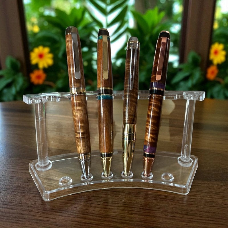 4 Curly Koa Wood Pens