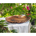 Acacia Wood Shell Tray