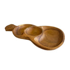 Acacia Wood Ukulele Tray w/ 3 Compartments